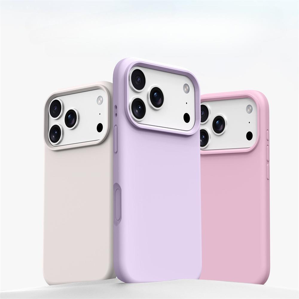 Liquid Silicone Magnetic for MagSafe Phone Case for IPhone 17 16 Pro Max 17 Ari Solid Color Skin Protection Soft Back Cover