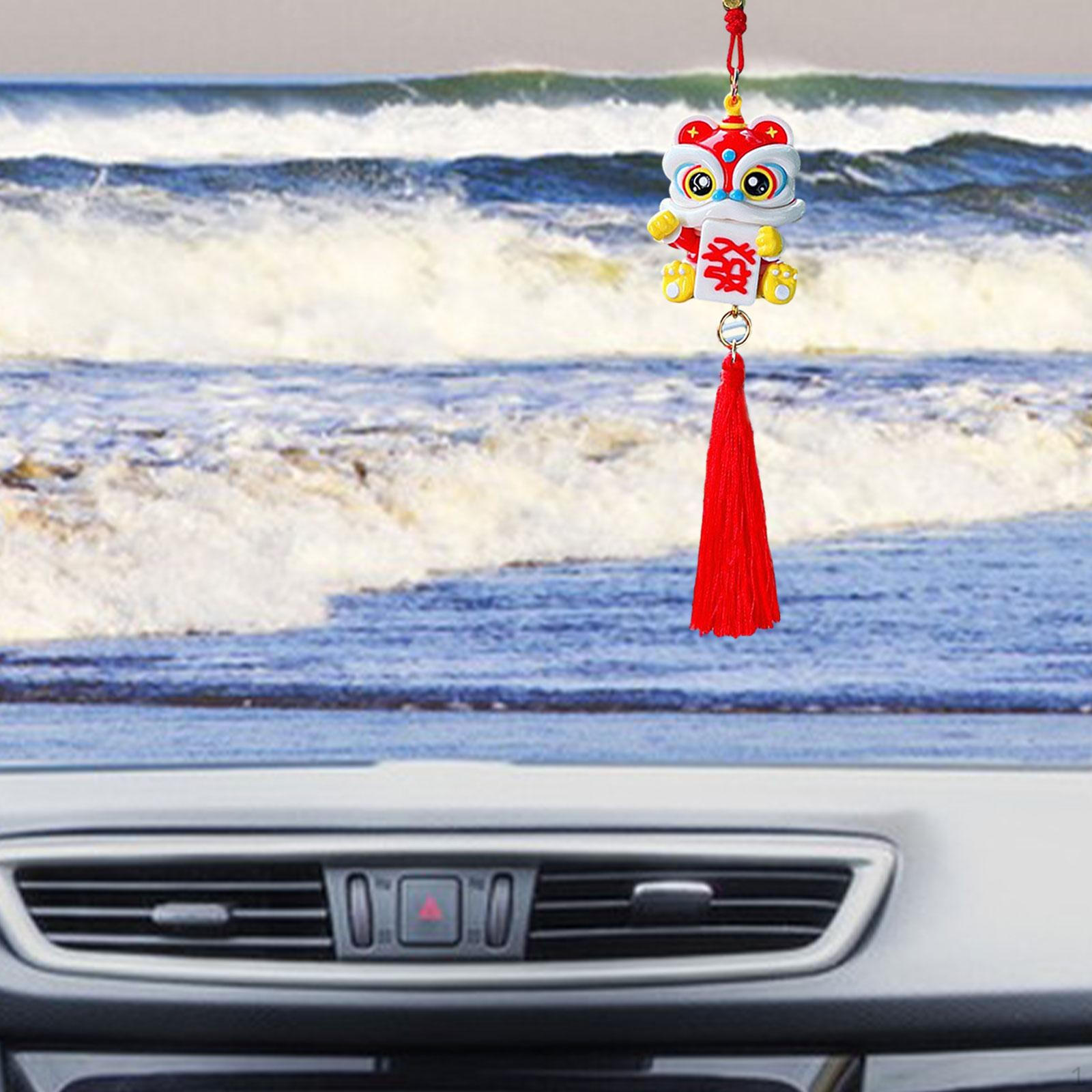 

Подвеска для автомобиля «Танец льва», подвесное украшение, универсальный декоративный аксессуар для зеркала для