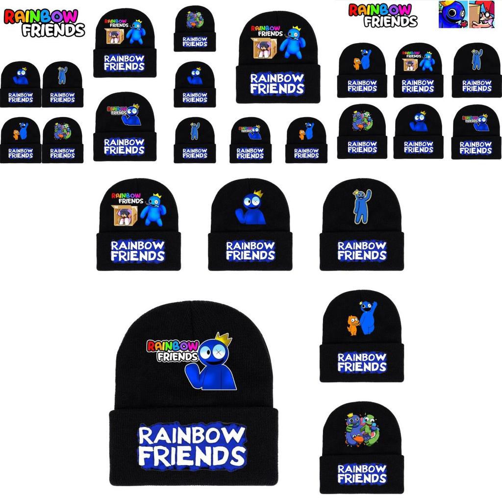 Roblox Rainbow Friends Strickmütze Weich und Warm Weihnachtsgeschenk für Männer und Frauen