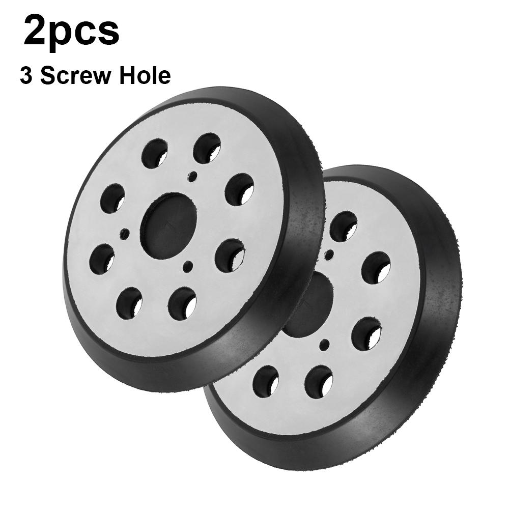 123-125MM 5 Inch 8-Holes 3/4/8 Screw HoleS anding Disc Pad Hook Loop Sanding Pads for Electric Orbital Sander Polishing