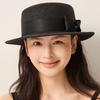 Flat Top Hat Women's Summer Straw Hat Seaside Beach Sunshade Hat