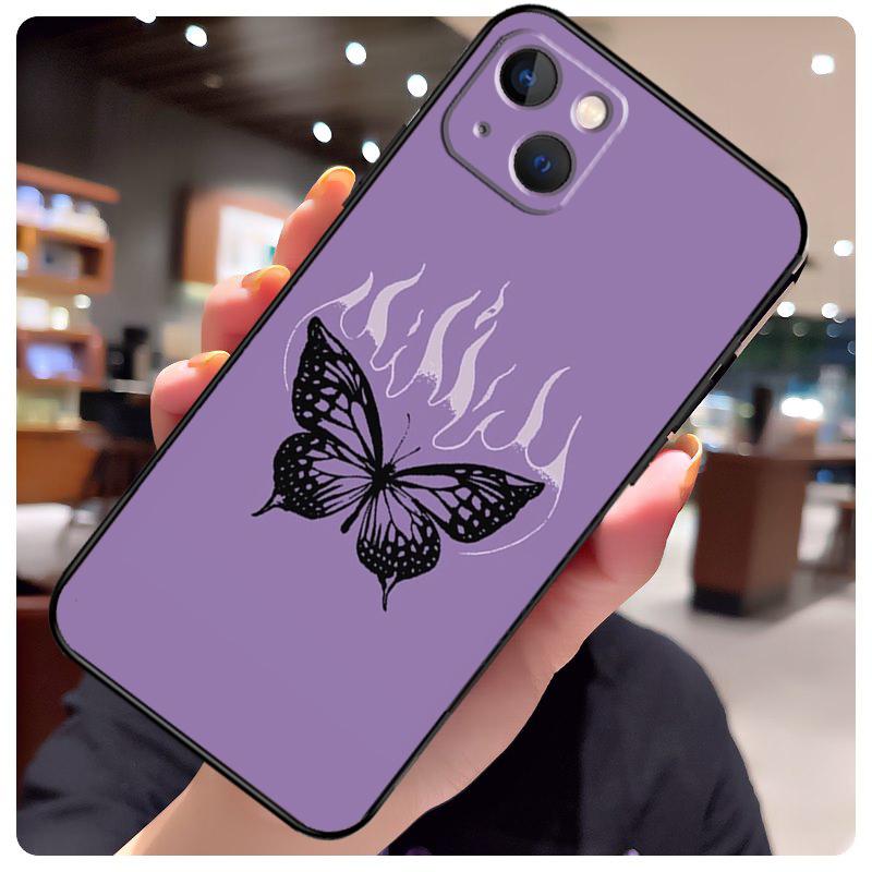 Luxury Butterfly Case For iPhone 16 Pro Max 14 13 12 11 15 17 Pro Max mini 15 16 Plus 16e 17 Air Phone Cover