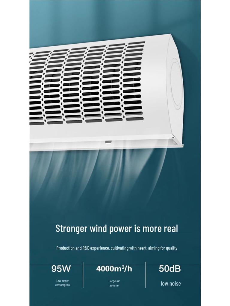 Silent Air Curtain Machine for Cold Storage & Shops – 1.5m & 1.8m Models