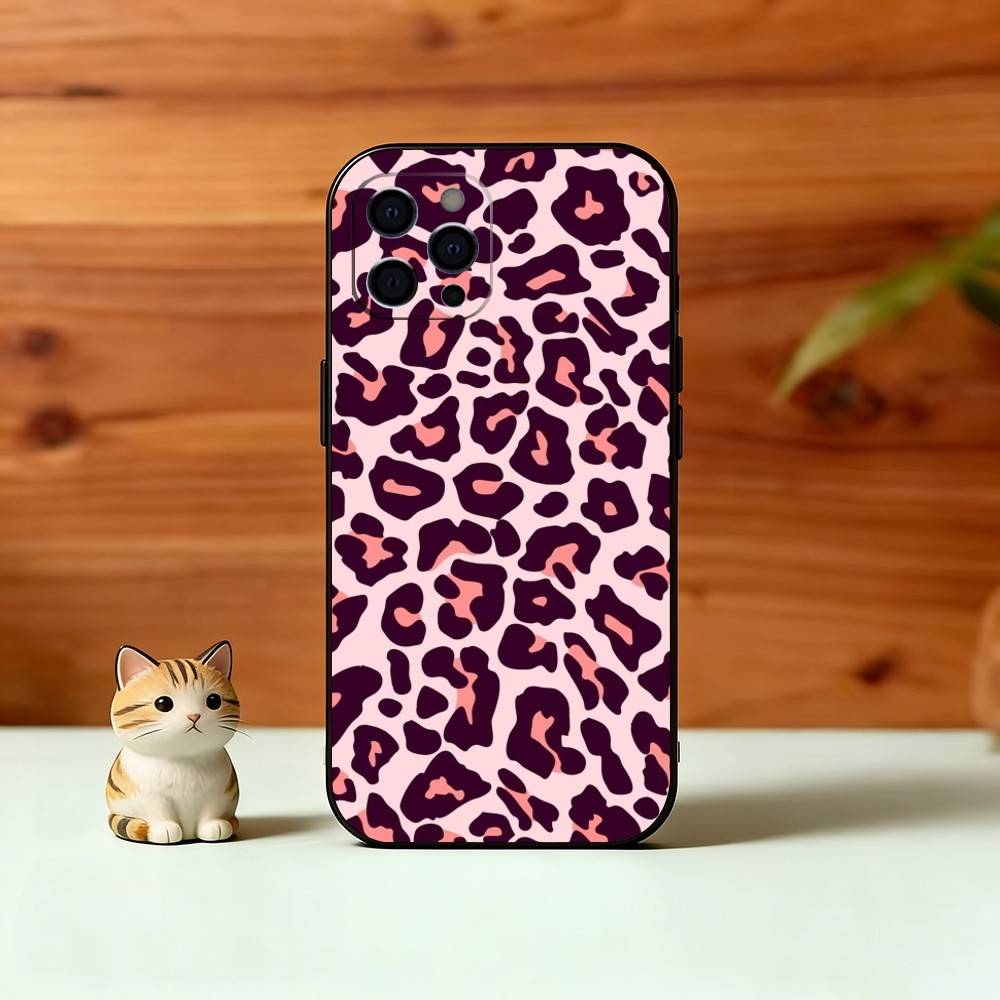 All-over Leopard Print Phone Case Silicone Soft For IPhone 17 16 15 14 13 12 11 X XR Plus Pro Max Plus