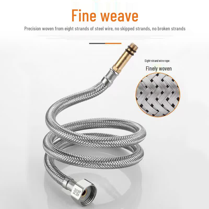 304 Stainless Steel Braided Faucet Supply Hose