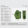 Waterproof High Precision Portable Compass Outdoor Gadget Sports Hiking Mountaineering Professional Metal Sight