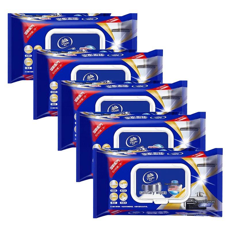 Vinda Kitchen Oil-Absorbing Cleaning Wipes