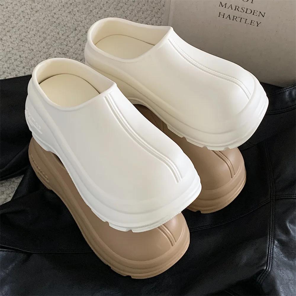 Chunky Platform Clogs Shoes for Women Thick Bottom Non Slip Beach Sandals Woman Summer Fashion Wedges EVA Sandals Slippers