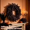 Halloween Artificial Brown Wreath for Home Entryway Wall Decor