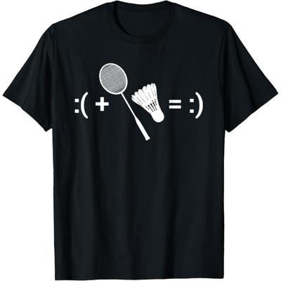 Badminton Game Shuttlecock Sport Badminton T-Shirt(1)