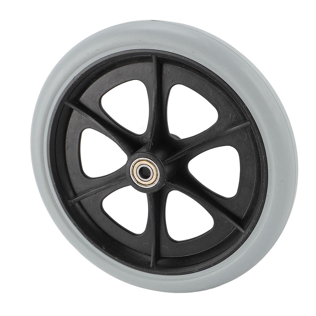 2 ks náhradních koleček pro invalidní vozíky, 8 palců, PU, masivní kovové korálkové ložisko, elektrická kola pro invalidní vozíky