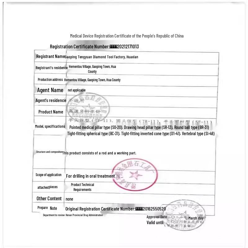 Dental High-Speed Handpiece Prep Bur Set: Double-Layer Sand Drill, Grinding & Polishing Heads