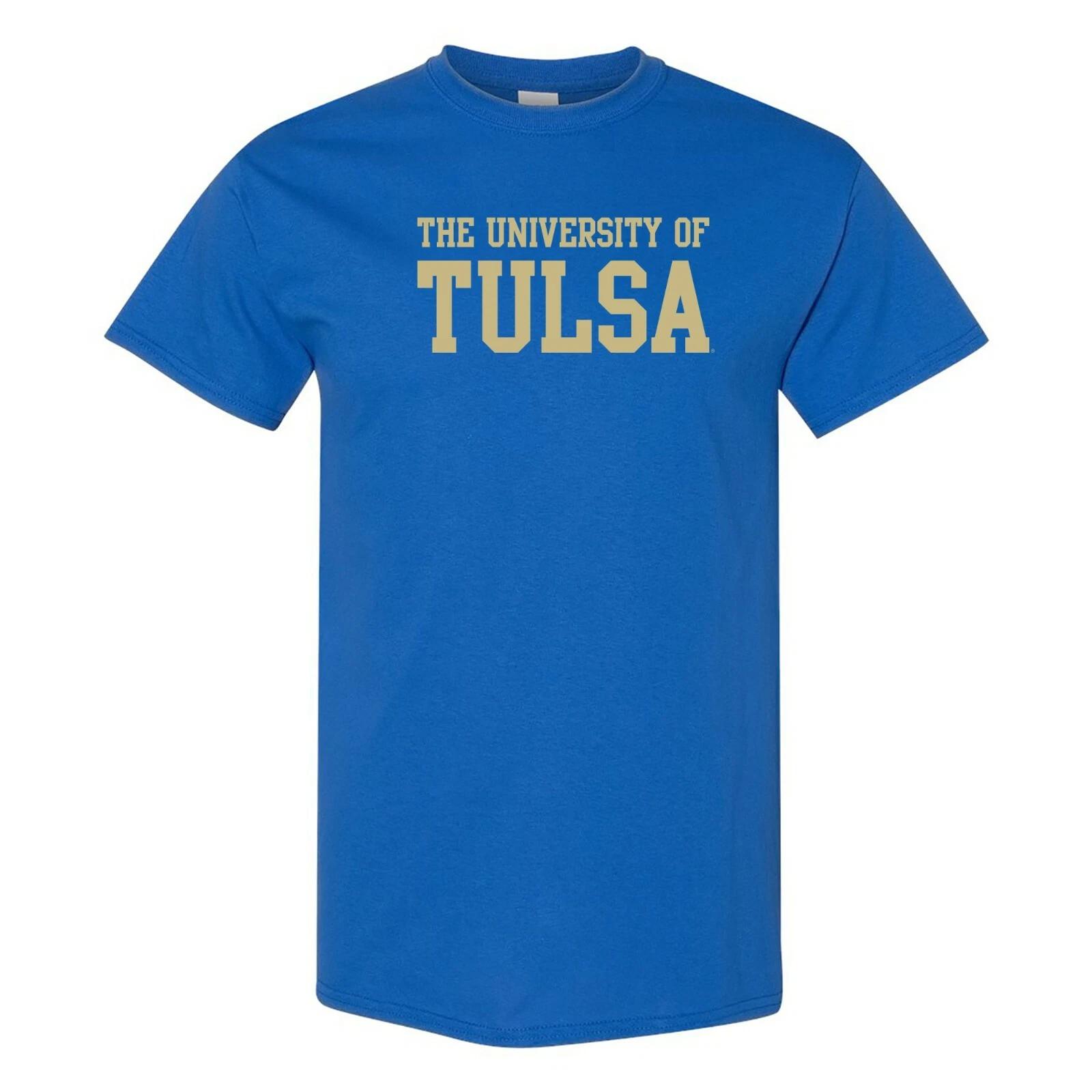 Tulsa Golden Hurricane Basic Block Short Sleeve Tee - Royal 4XL