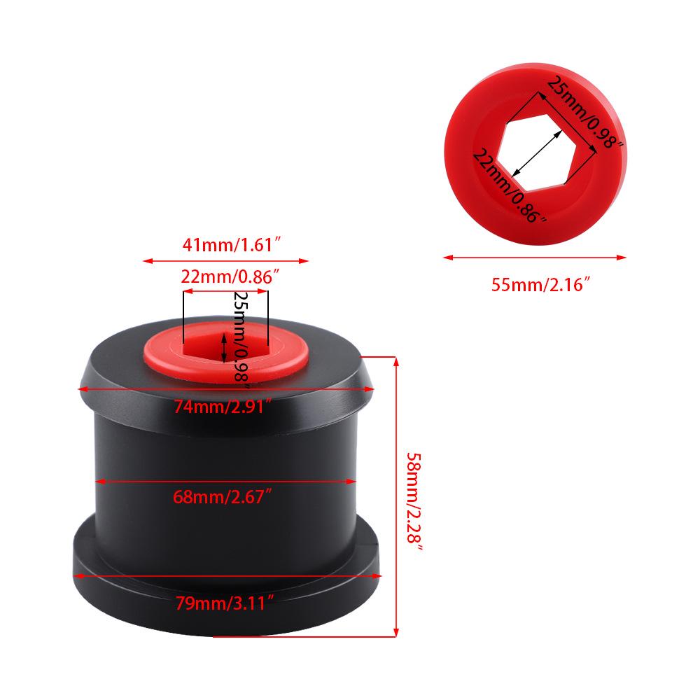 Polyurethane Rear Bushing for Front Lower Arm, 06-15 Mini R55-R59