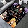 Tappeto Demon Slayer per Soggiorno Camera da Letto Casa Decorazione Divano Gioco Bambini Tappetino Antiscivolo per Pavimento