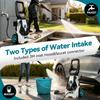Yofidra High-Pressure Car Washer – Dual Water Intake (Self-Priming + Faucet) + All-in-One 0–180° Nozzle + Rich Foam Spray + 3-Axis Metal Pump