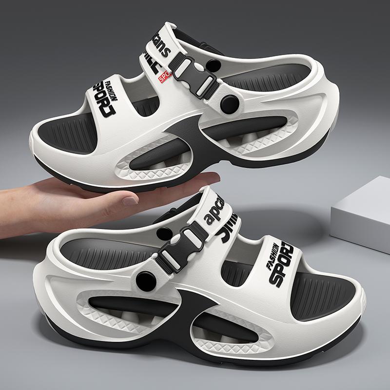 Fashion 2025 Men's Outdoor Sandals Platform Comfortable Soft Sole EVA Slide Clogs Casual Shoes Men Women Beach Slippers Big Size