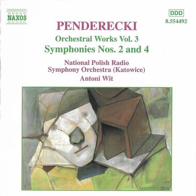 CD KRZYSZTOF PENDERECKI, ANTONI WIT, P - Orchestral Works Vol. 3 - Symphonie 8554492 Naxos 2000 Europe ObiClassical Used