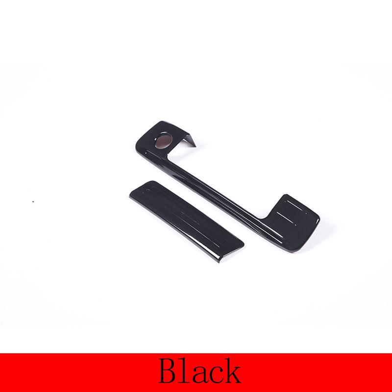 

For Ford Maverick 2025 ABS Carbon fiber/matte black/bright Silver Car Rear Door Handle Decorative Frame Sticker Car Accessories