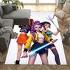 Colorful Friends Party Floor Rug Office Rug Suitable for Outdoor Kitchen Playrooms Game Room Anti-slip Rug Decorate Offices