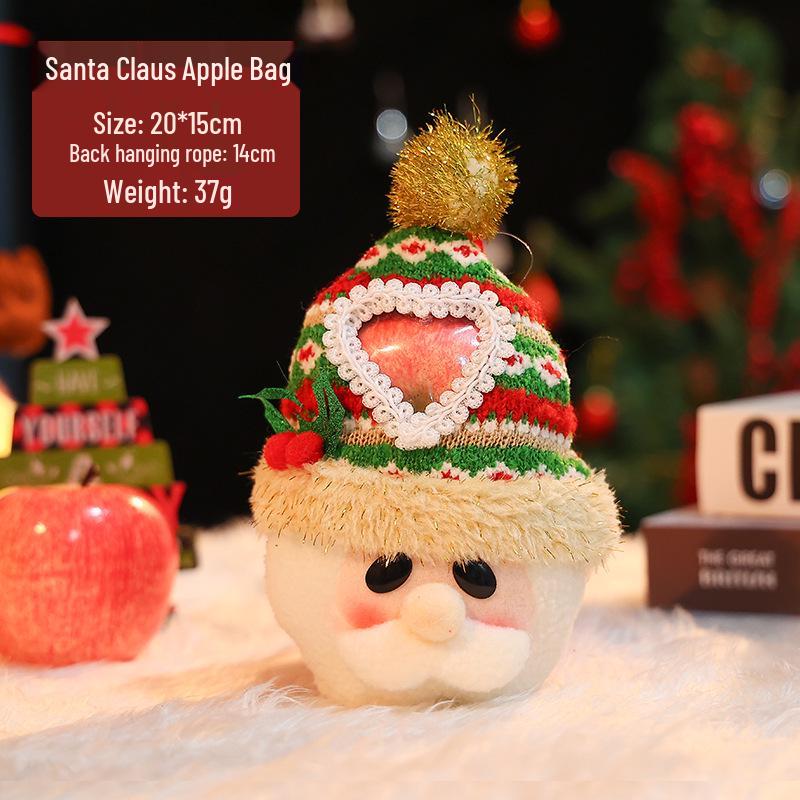 Christmas Eve Apple Candy Gift Tote & Packaging Bag