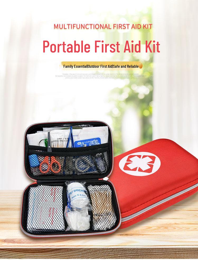 Family Outdoor EVA First Aid Kit Bag for Car and Home Use