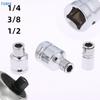1/3Pcs Screwdriver Holder Impact Socket Conversion Adapter 1/4" 3/8" 1/2" Square Drive To 1/4" Hex Shank Socket Bits Converter