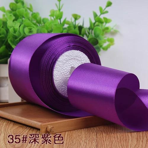 25Yards/roll 75mm Single Face Satin Ribbon Webbing Decoration Gift Christmas Ribbons Table and Chair Backrest DIY Decoration Bow