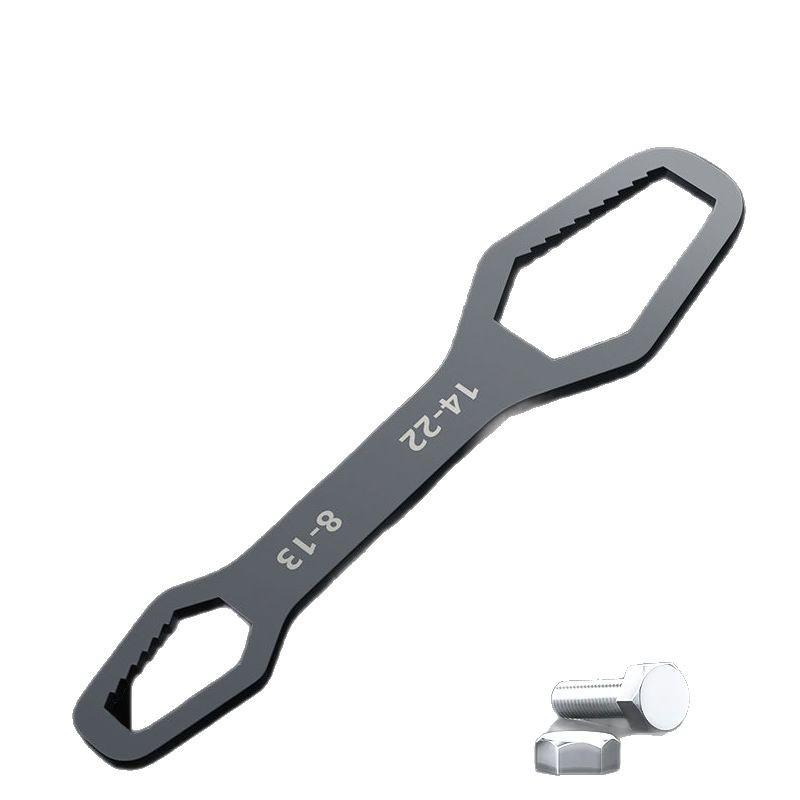 Universal Self-Tightening Double-Ended Plum Wrench - Adjustable Multifunctional Quick Tool