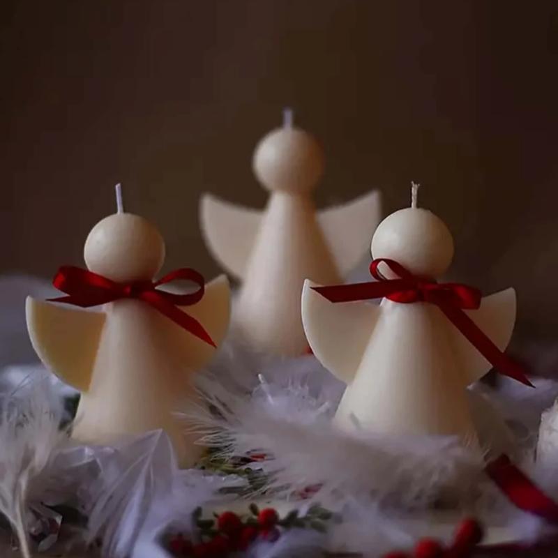 Handmade Aroma Candle Angel Silicone Mold DIY Resin Plaster Ornaments Mould Soap Candle Making Supplies