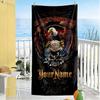 Harley-davidson Motorcycles Customized Name Beach Towel Super Soft & Absorbent Suitable for Sports Travel Swimming Yoga Bathroom Beach And Pool