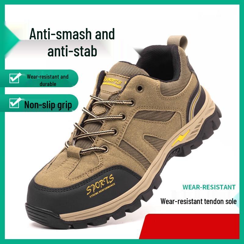 JianGong Steel Toe Safety Work & Hiking Shoes