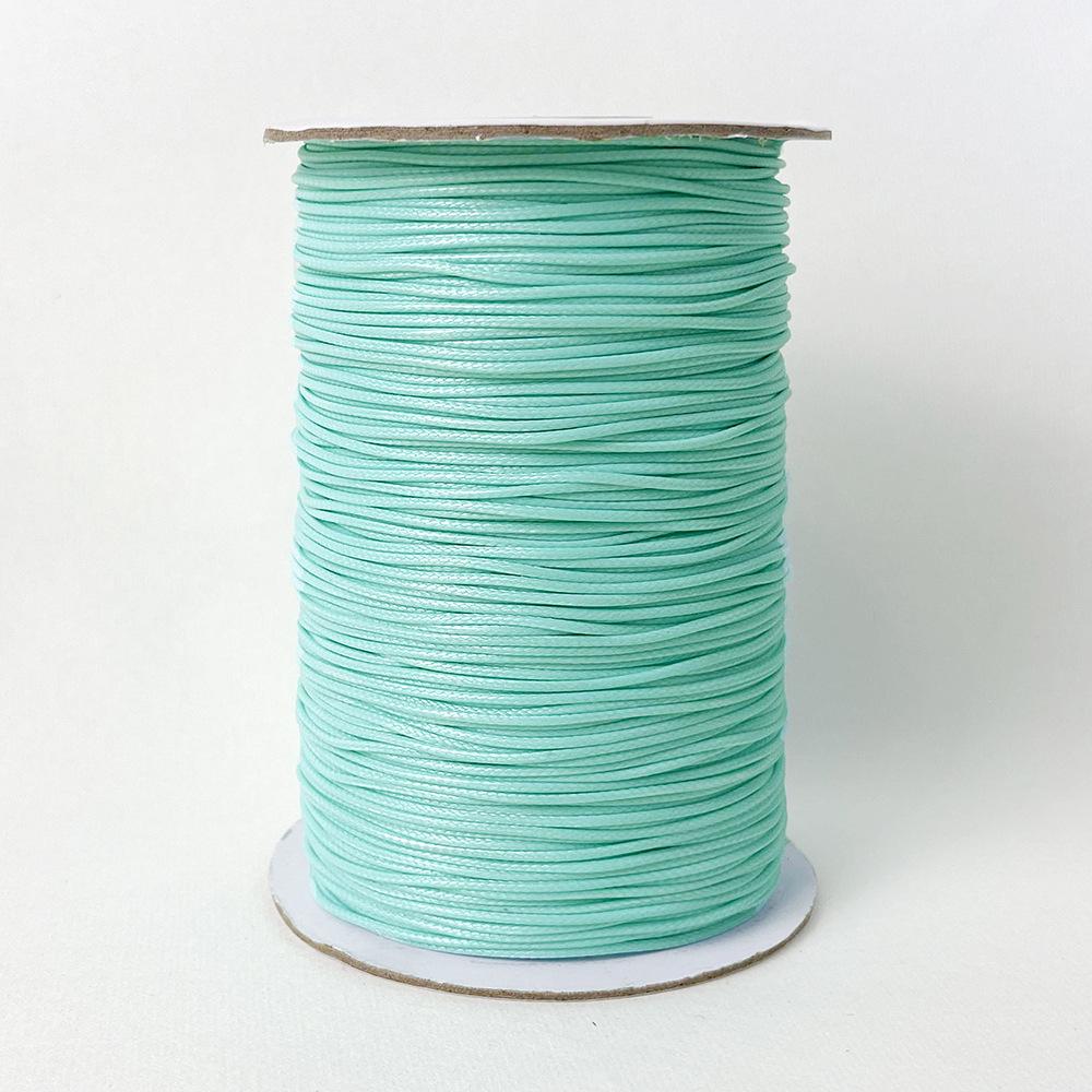 1mm Korean Waxed Rope: Jewelry & Pendant Necklace/Braided Bracelet with PU Leather