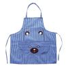 Household Halterneck Stir-fry Striped Apron Cartoon Print Bear Apron Kitchen Bib Cover-up Sleeveless Apron