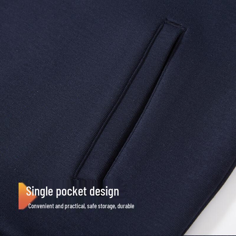 MONTAGUT Men's Stand Collar Windproof Full-Zip Sweatshirt