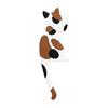 Fridge Sticker with Hook High Toughness 3D Realistic Cartoon Cat Design Refrigerator Sticker Decorative Fridge Accessory