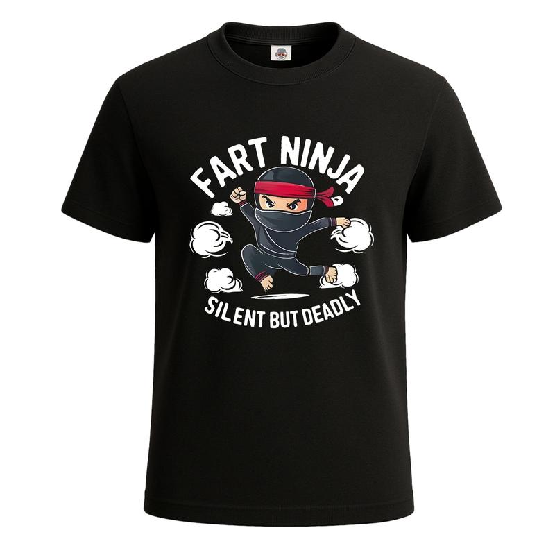 Fart Ninja Silent But Deadly Funny Novelty Gift Party Joke Unisex T-Shirt Tee Top M