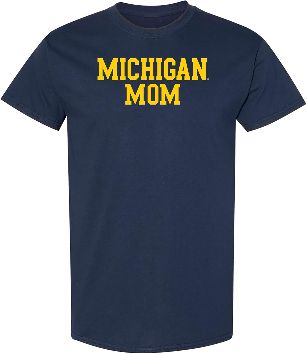 NCAA Basic Block Mom, Team Color T Shirt, College, University S
