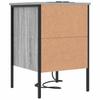 Nightstand Set of 2 Grey Sonoma 42 x 41 x 61 cm Particleboard