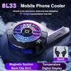 SL33 6-Shaped Semiconductor Phone Cooler – Magnetic Back-Clip Radiator for iOS & Android Devices