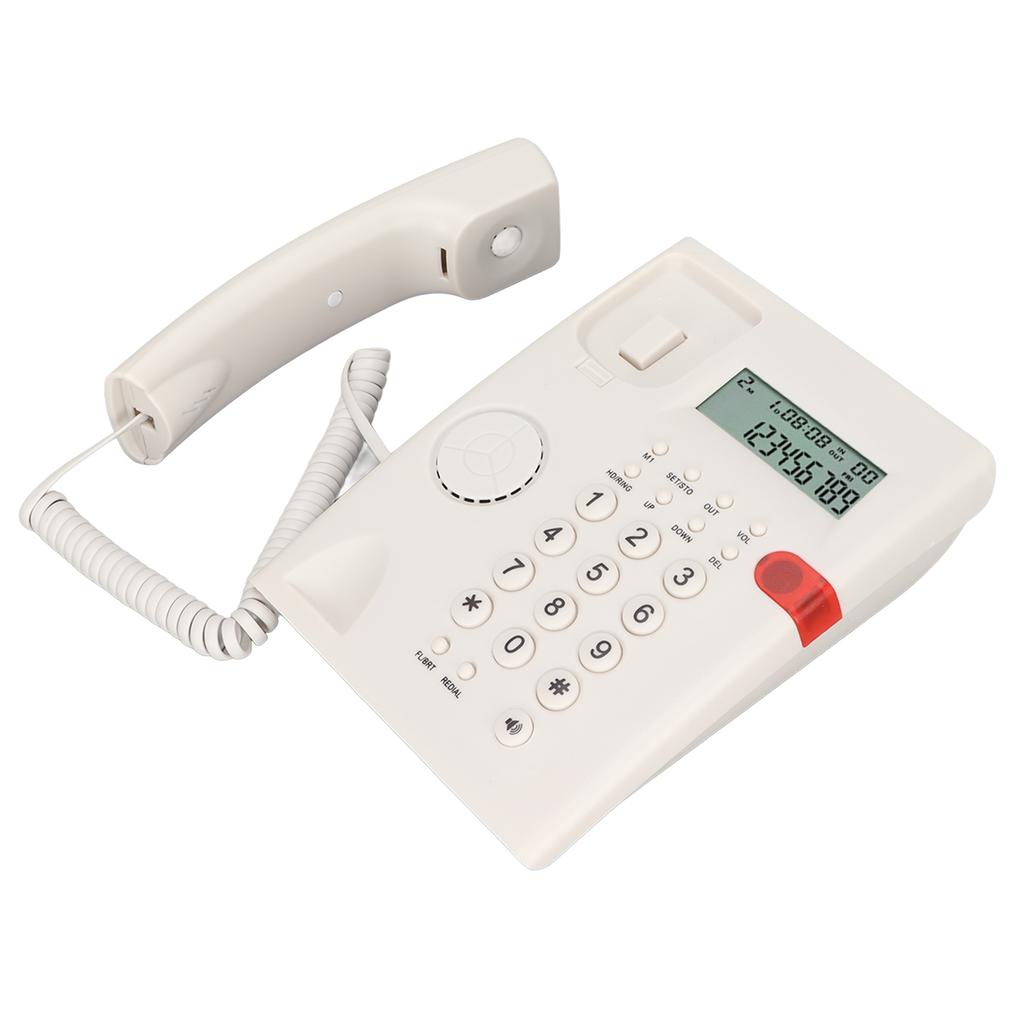 K010A-1 Corded Phone Caller ID Function Hands Calling Desktop Landline Phone for Hotel
