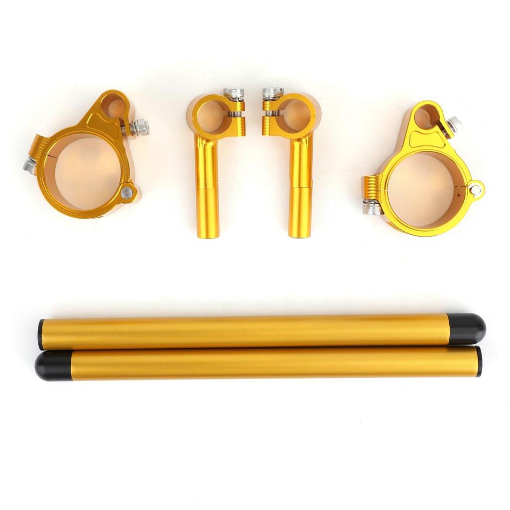 Universal Adjustable Rotatable CNC Billet Clip Ons Fork Tube Handlebar Kit 37mm