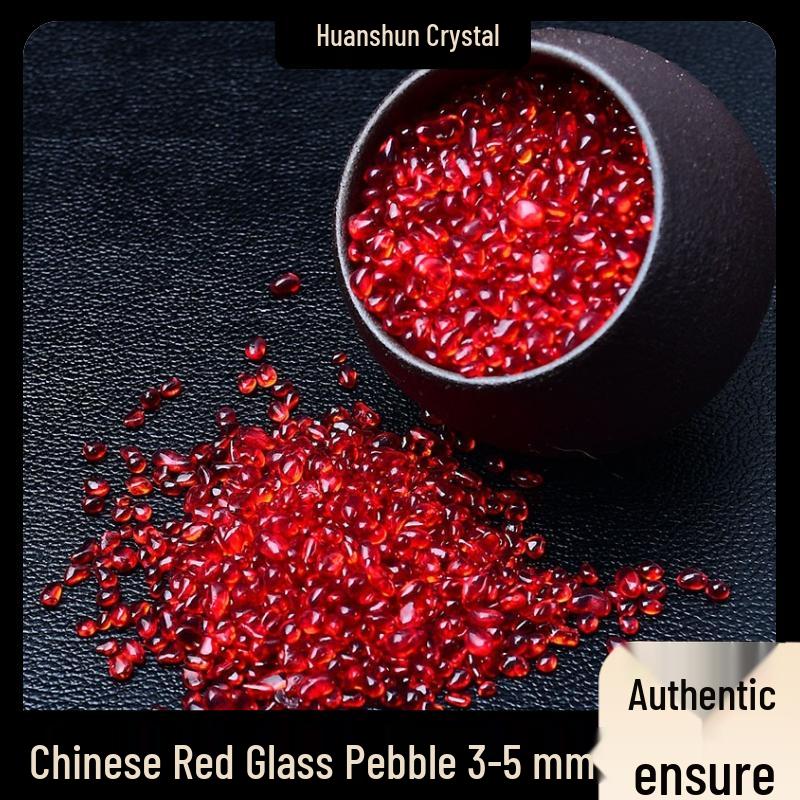 Seven-Color Glazed Crushed Stone Glass for Fish Tanks, Landscaping, Crystal Ornaments, DIY Mandala, and Gemstone Jewelry