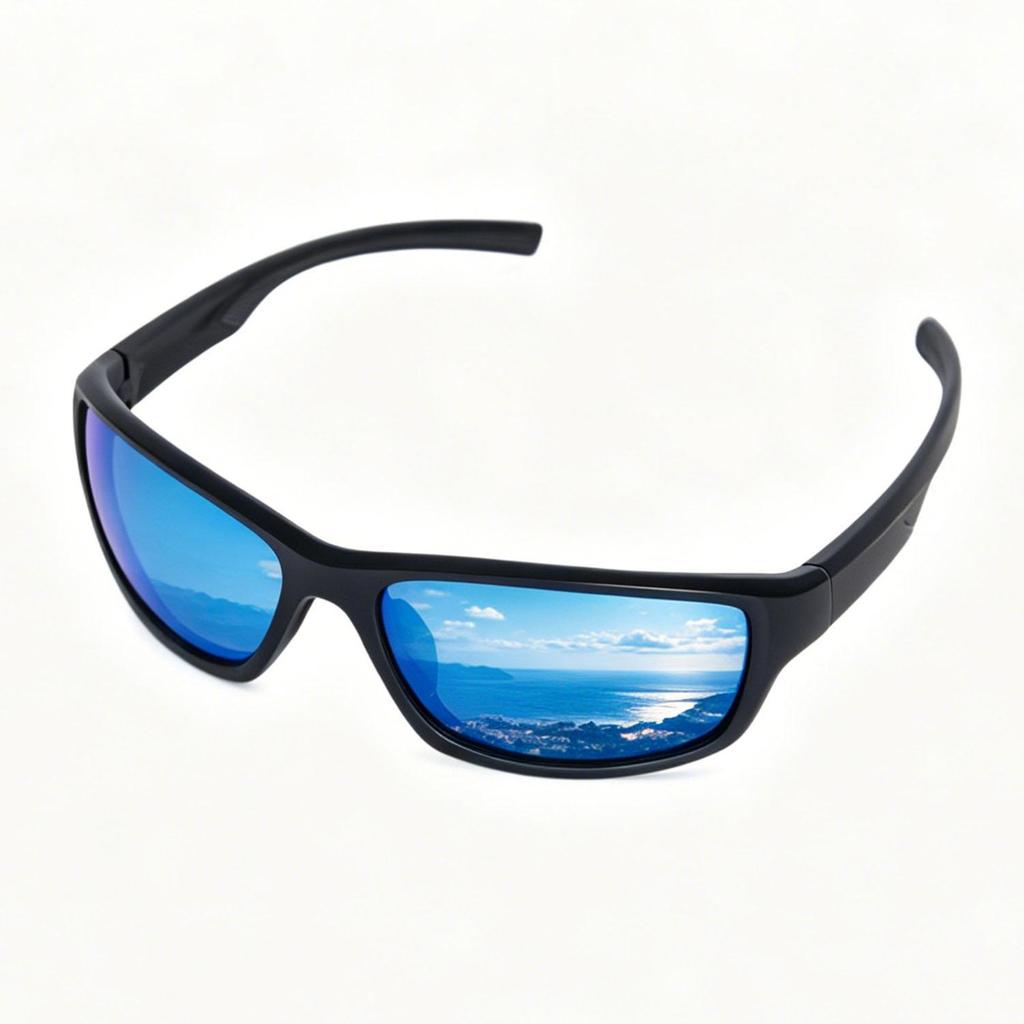 Kylebooker Polarized Sports Sunglasses for Men Women Unbreakable Frame with UV Protection Ideal for Fishing Driving Running