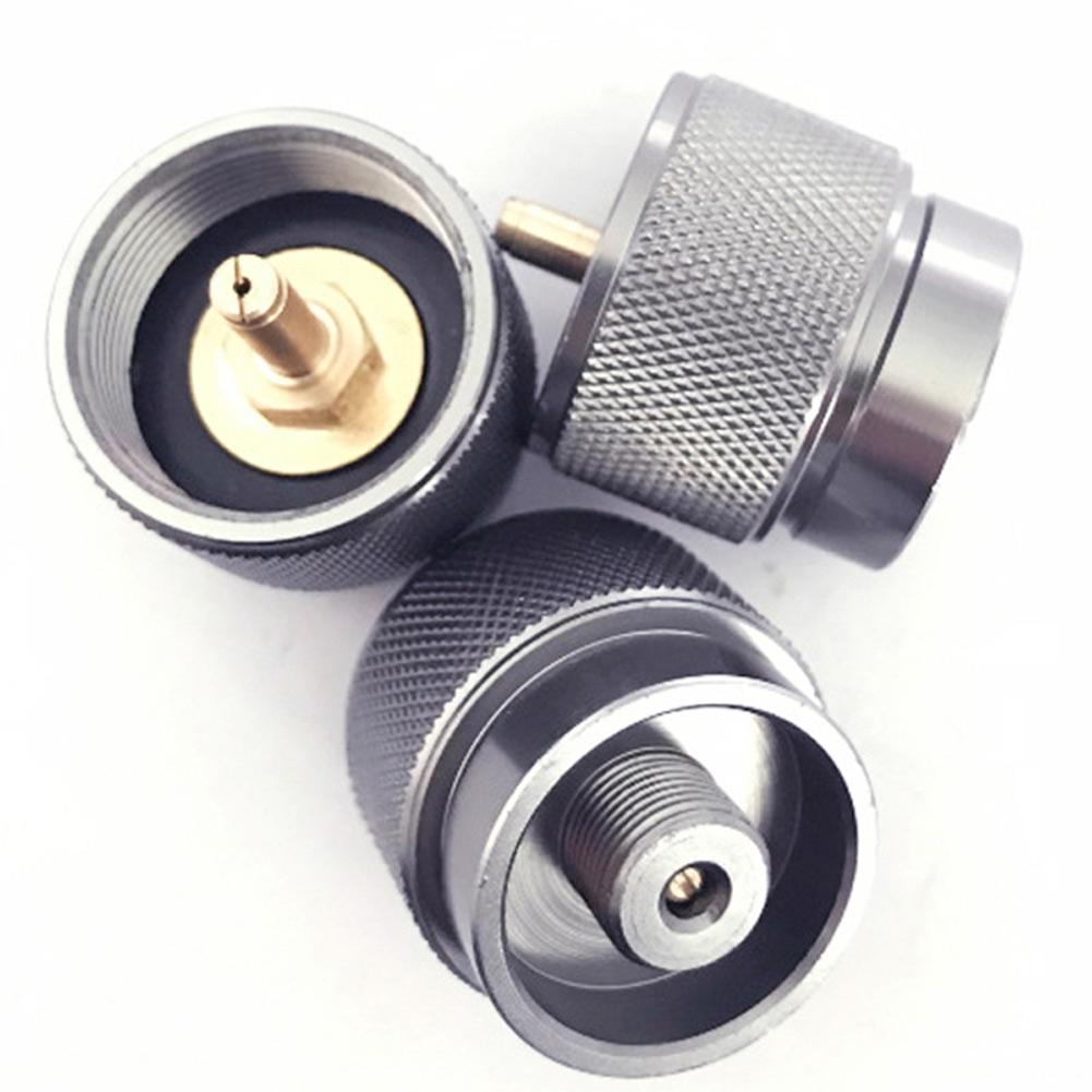 Outdoor Gas Refill Adapter Reusable Aluminum Alloy
