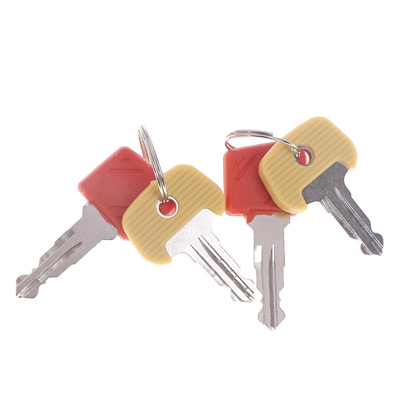 

2 комплекта ключей зажигания вилочный погрузчик Ant Still Jungheinrich 702 красный электрический штабелер Mic Komatsu 701 Bt метро грузовики Linde ключи