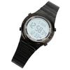 Men Multifunctional Electronic Watch Water Resistant Outdoor Sports Watch LED Digital Display Stainless Steel Wrist Watch for Men