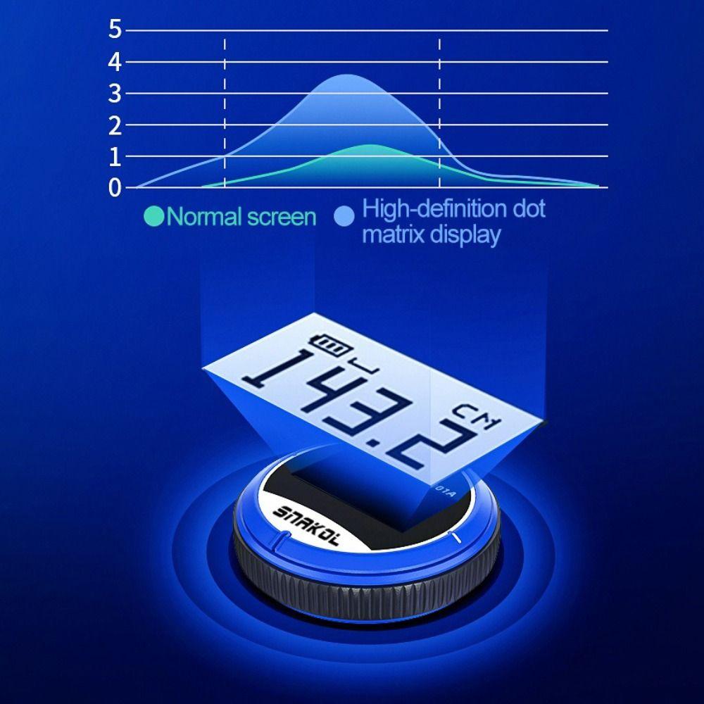 LCD Display Electronic Digital Tape Measure Small Size High-precision Rolling Measuring Tool Multifunctional Portable Design