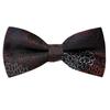 Men's Wedding Party Jacquard Bow Tie - Groom & Best Man Formal Wear Accessory