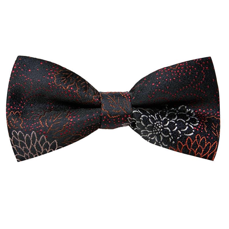 Men's Wedding Party Jacquard Bow Tie - Groom & Best Man Formal Wear Accessory